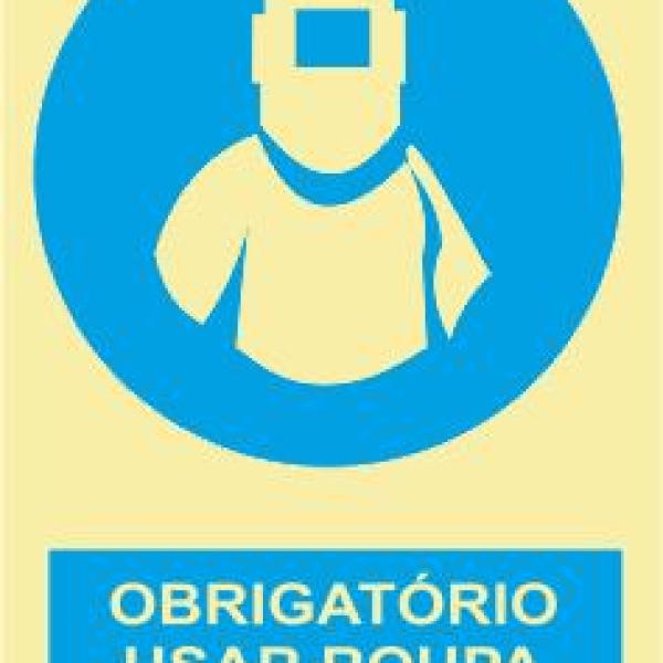 Sinais de Obrigação - Fotoluminescente 1F. 200x300mm