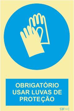 Sinais de Obrigação - Vinil 150x200mm
