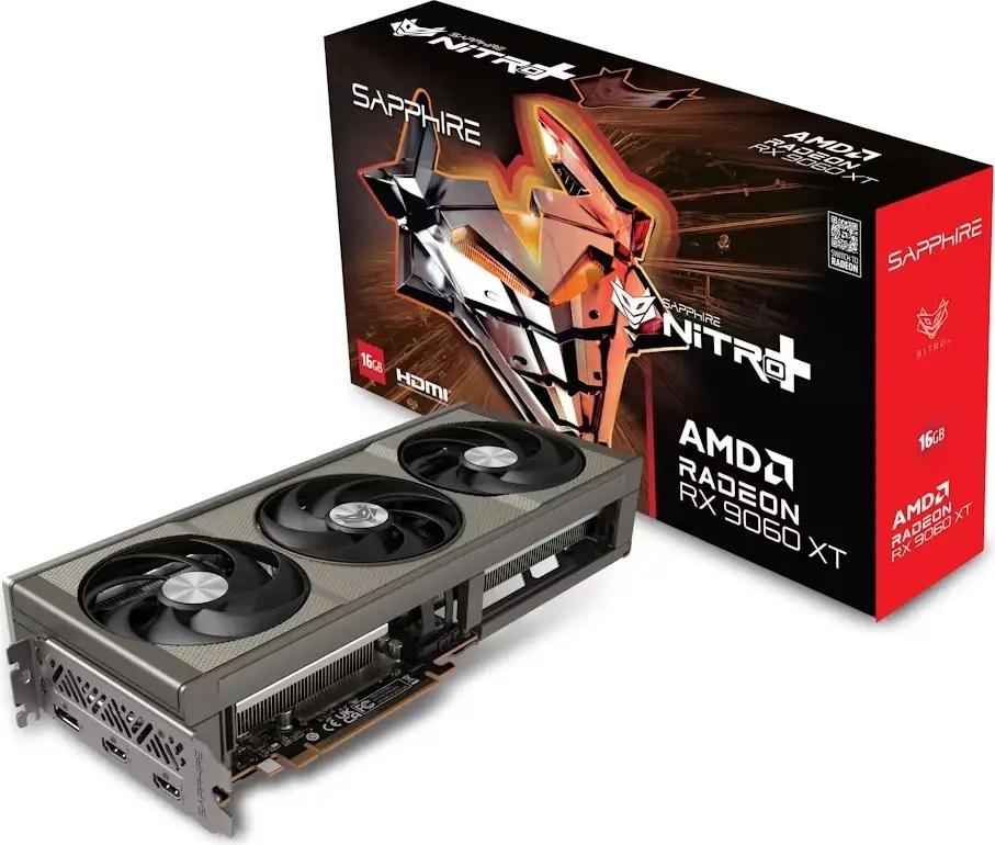 Placa Gráfica AMD Radeon RX 9060 XT RDNA 4 Nitro+ 16GB GDDR6 - SAPPHIRE
