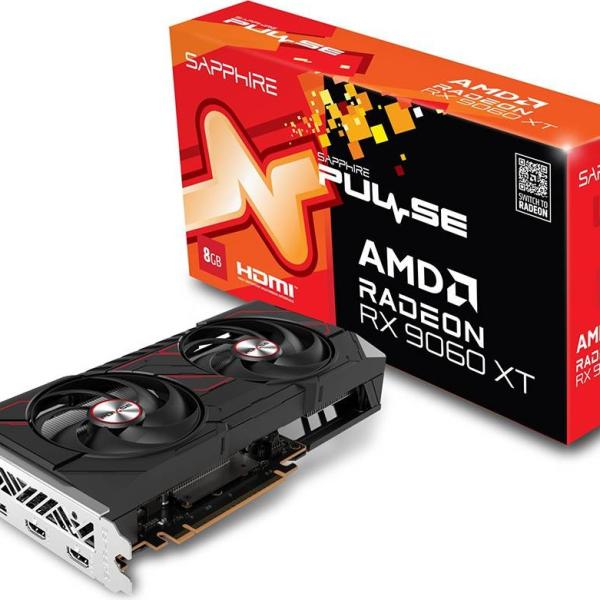 Placa Gráfica AMD Radeon RX 9060 XT RDNA 4 Pulse 8GB GDDR6 - SAPPHIRE