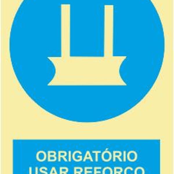 Sinais de Obrigação - Fotoluminescente 1F. 400x600mm