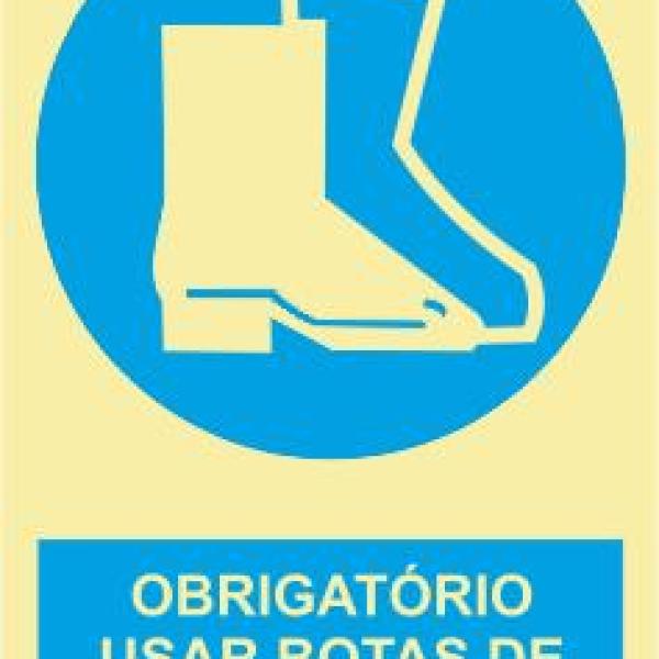 Sinais de Obrigação - Fotoluminescente 1F. 200x300mm