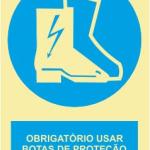 Sinais de Obrigação - Fotoluminescente 1F. 300x400mm