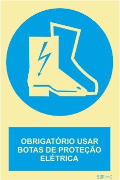 Sinais de Obrigação - Fotoluminescente 1F. 300x400mm