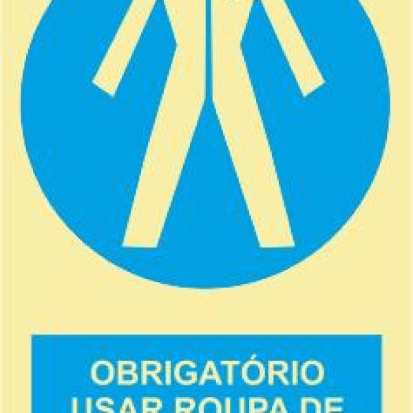 Sinais de Obrigação - Vinil 200x300mm