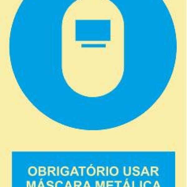 Sinais de Obrigação - Fotoluminescente 1F. 300x400mm