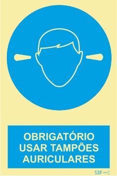 Sinais de Obrigação - Fotoluminescente 1F. 200x300mm