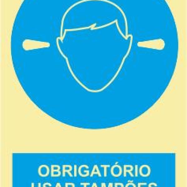 Sinais de Obrigação - Vinil 200x300mm