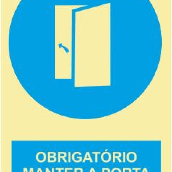 Sinais de Obrigação - Fotoluminescente 1F. 300x400mm