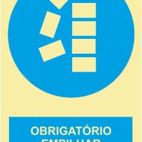 Sinais de Obrigação - Vinil 300x400mm