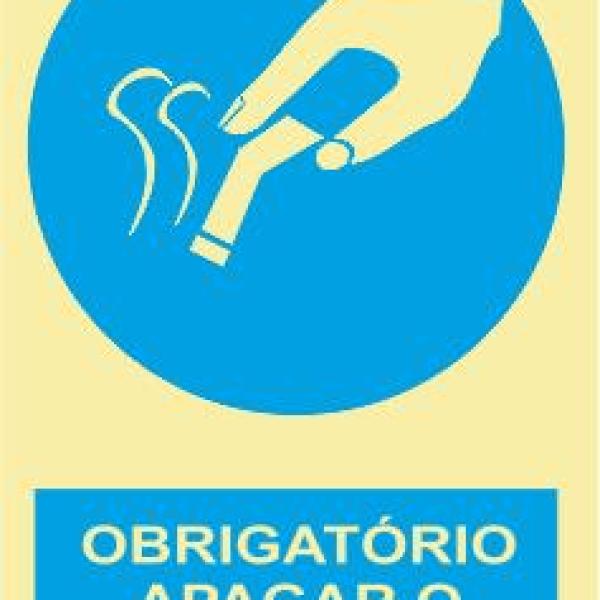 Sinais de Obrigação - Fotoluminescente 1F. 300x400mm