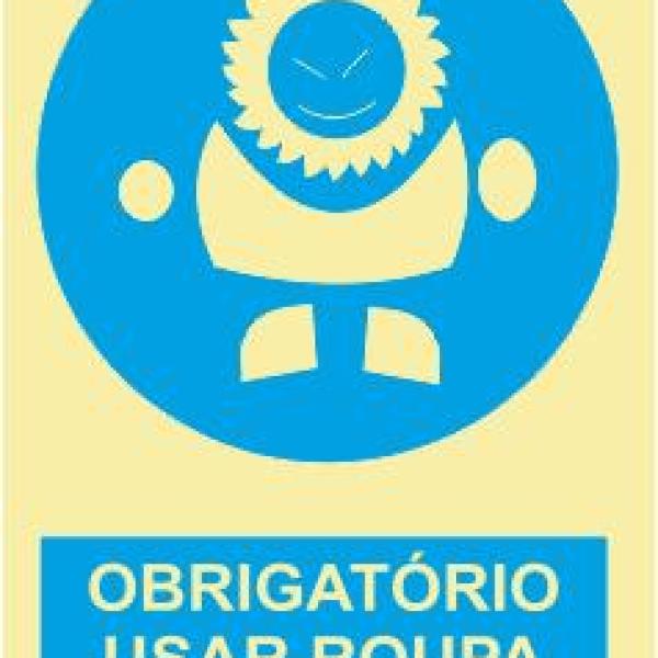 Sinais de Obrigação - Vinil 400x600mm