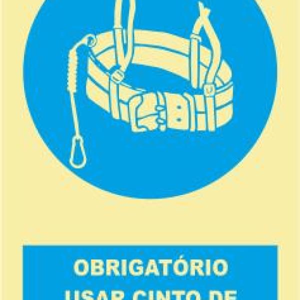 Sinais de Obrigação - Vinil 300x400mm