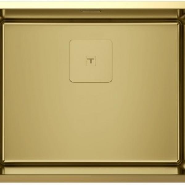 Lava Loiça Retangular Encastrado Flexlinea RS15 50.40 (Dourado) - TEKA