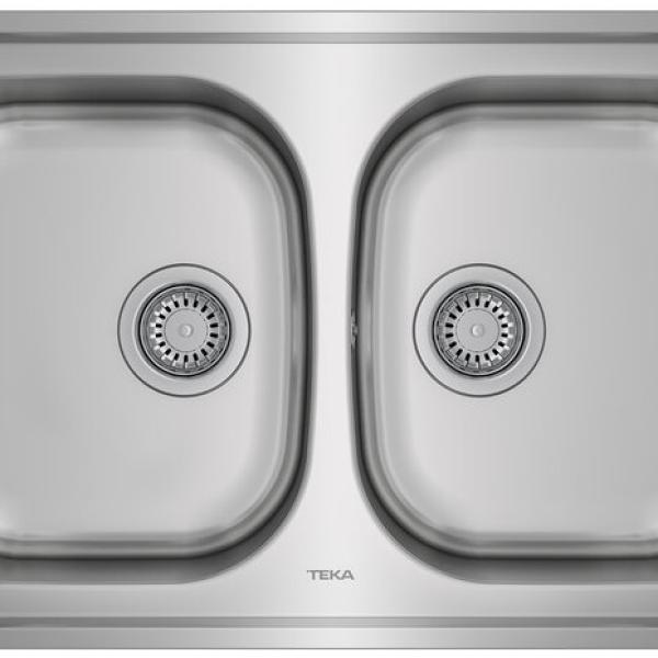 Lava Loiça Duplo Universe 80 T - XP 2B (Inox) - TEKA