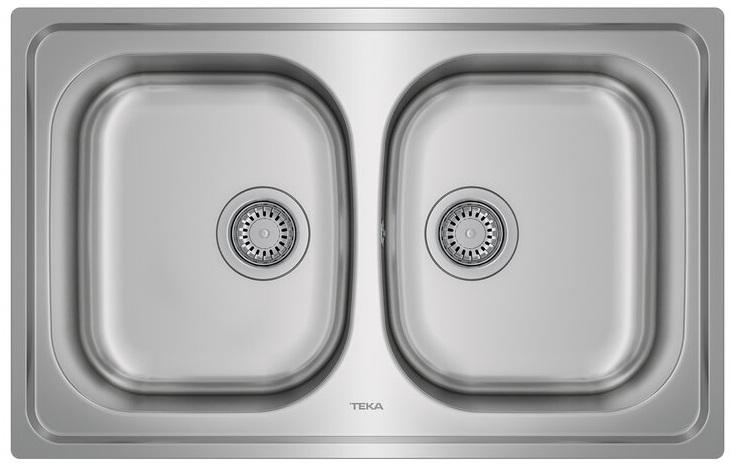 Lava Loiça Duplo Universe 80 T - XP 2B (Inox) - TEKA