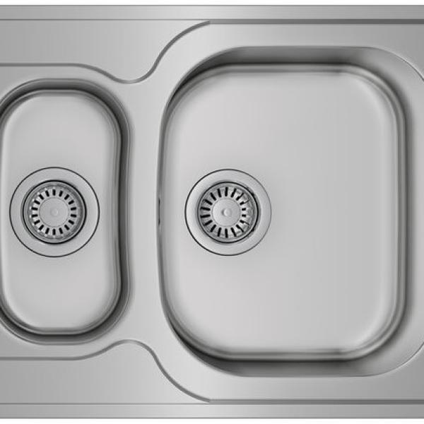 Lava Loiça Retangular Universe 60 T - XP 1½B (Inox) - TEKA