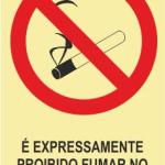 Sinais de Proibição - Fotoluminescente 2F. (45º com a Parede) 200x300mm