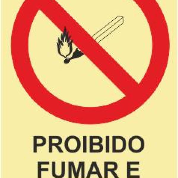 Sinais de Proibição - Fotoluminescente 1F. 200x300mm