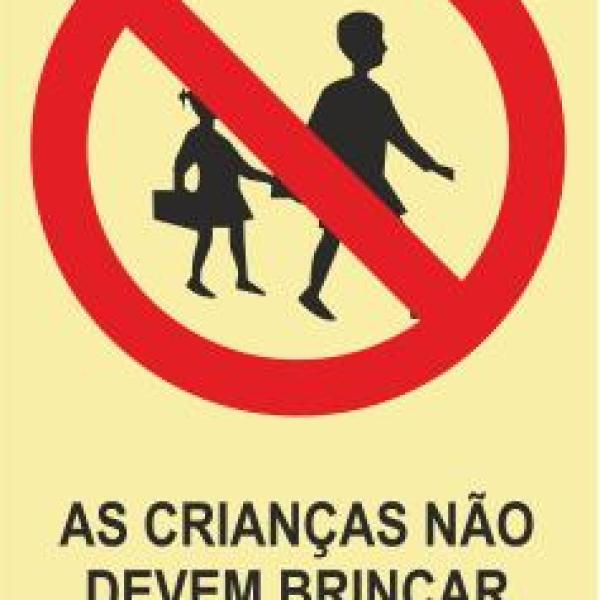 Sinais de Proibição - Fotoluminescente 1F. 300x400mm