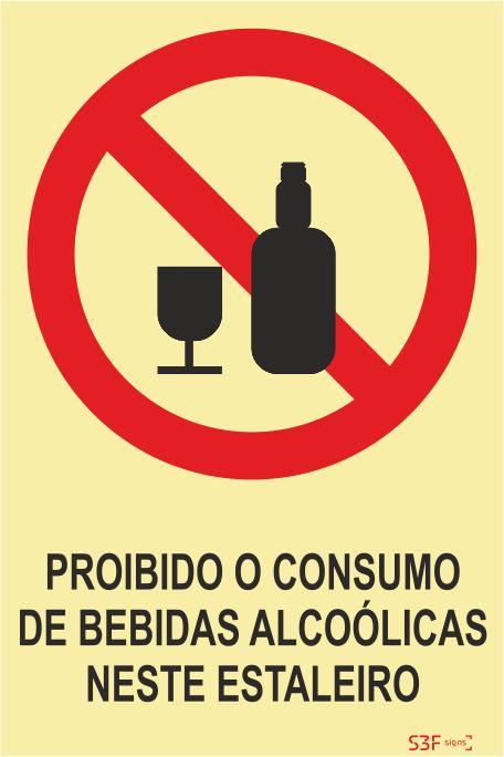 Sinais de Proibição - Fotoluminescente 2F. (45º com a Parede) 200x300mm