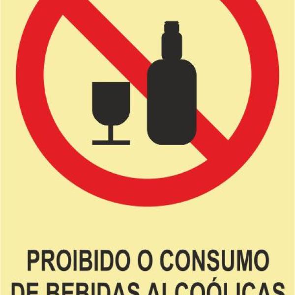 Sinais de Proibição - Fotoluminescente 1F. 300x400mm