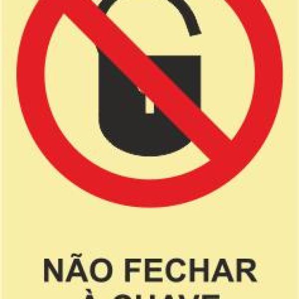 Sinais de Proibição - Fotoluminescente 2F. (45º com a Parede) 150x200mm