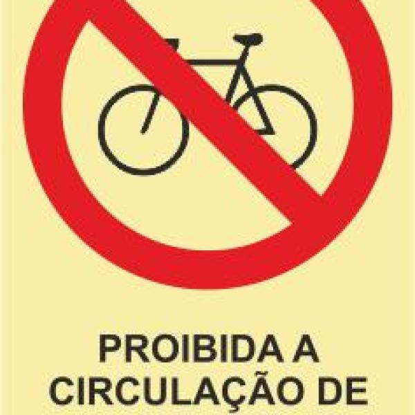 Sinais de Proibição - Fotoluminescente 1F. 300x400mm