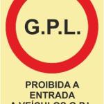 Sinais de Proibição - Fotoluminescente 2F. (45º com a Parede) 150x200mm