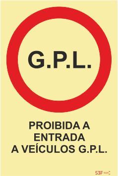 Sinais de Proibição - Fotoluminescente 2F. (45º com a Parede) 150x200mm