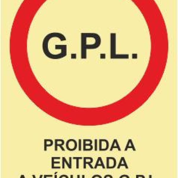 Sinais de Proibição - Fotoluminescente 1F. 200x300mm