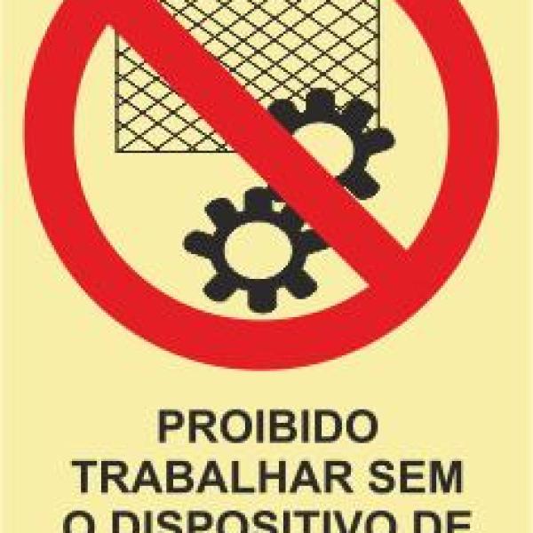 Sinais de Proibição - Alumínio (0.8mm espessura) 300x400mm