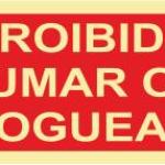 Sinais de Proibição - Fotoluminescente 2F. (45º com a Parede) 200x100mm