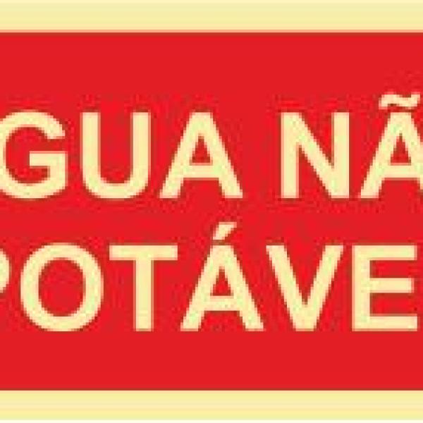 Sinais de Proibição - Fotoluminescente 1F. 300x150mm