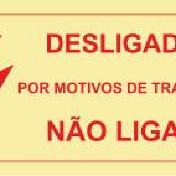 Sinais de Proibição - PVC Opaco 600x300mm