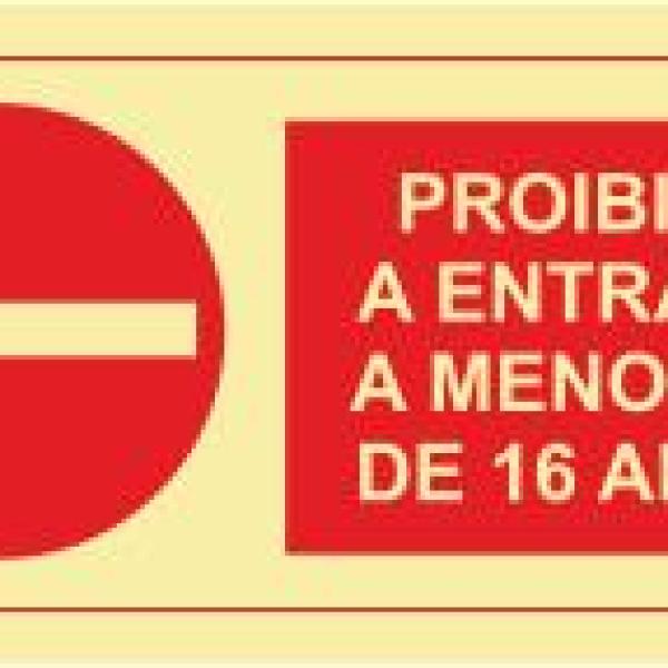 Sinais de Proibição - PVC Opaco 600x300mm