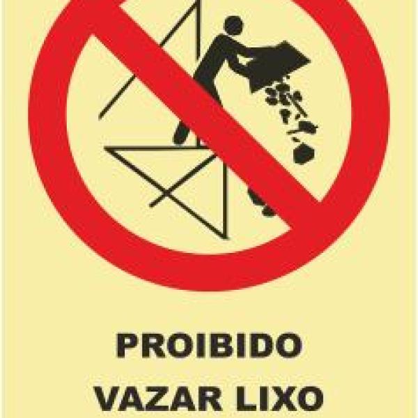 Sinais de Proibição - Alumínio (0.8mm espessura) 300x400mm