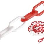 Corrente Plástica (Vermelha/Branco) 5 mts - PEREL