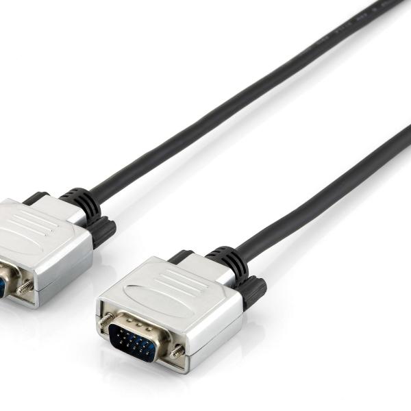 Cabo EQUIP VGA HDB15 3+7 M/M 30m Preto - 118867