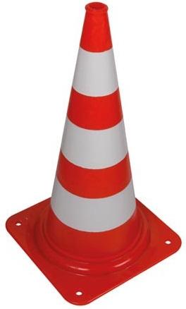 Cone de Sinalização em PVC (75cm) - PEREL