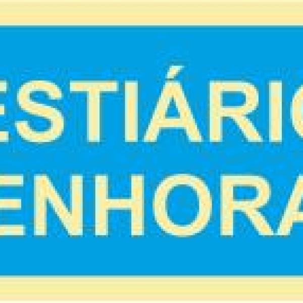 Sinal de Informação - Fotoluminescente 2F. fiz. (90º com a Parede) 600x300mm