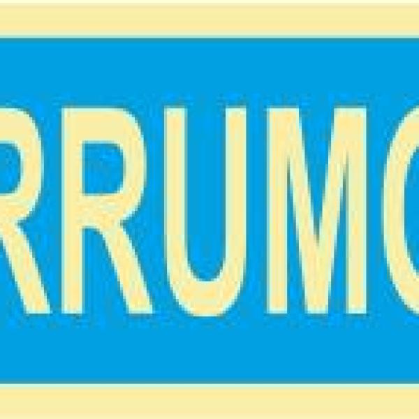Sinal de Informação - Alumínio (0.8mm espessura) 200x100mm