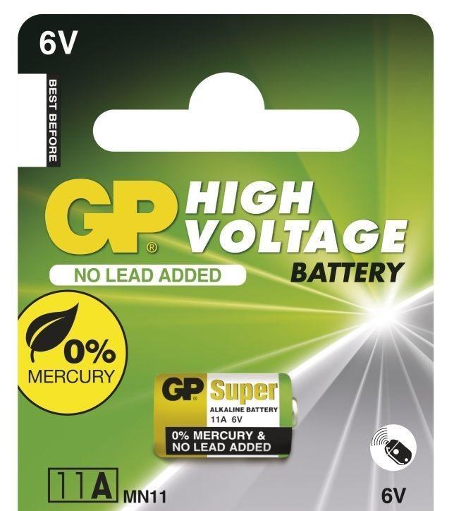 Pilha Alcalina 6V 33mA 11A - GP