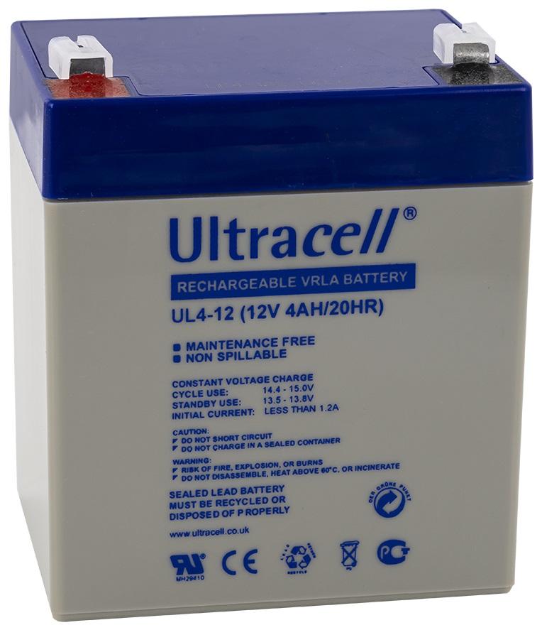 Bateria Chumbo 12V 4Ah (90 x 70 x 101 mm) - Ultracell