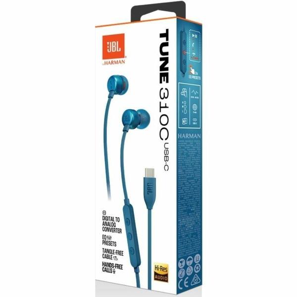 Auriculares com microfone JBL Tune 310C Azul