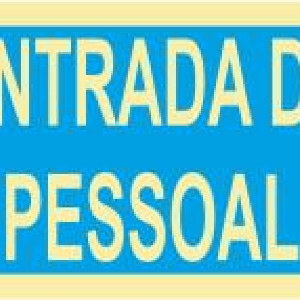 Sinal de Informação - Vinil 600x300mm