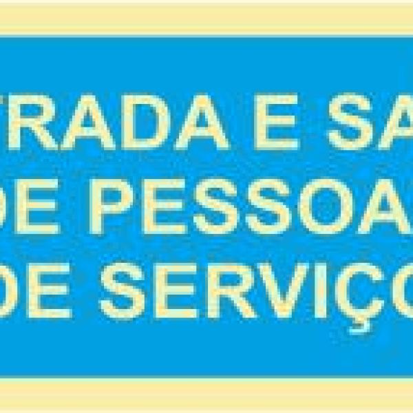 Sinal de Informação - Alumínio (0.8mm espessura) 200x100mm