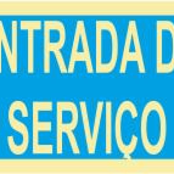 Sinal de Informação - Vinil 600x300mm