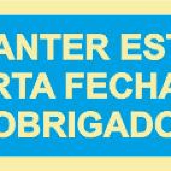 Sinal de Informação - Vinil 200x100mm