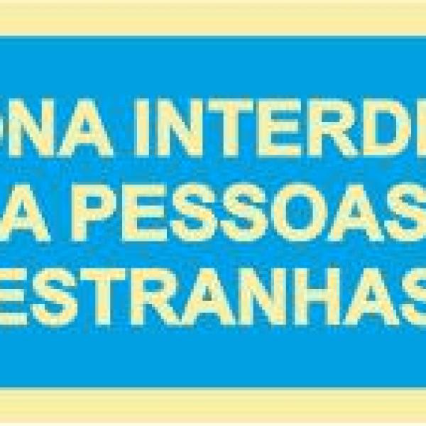 Sinal de Informação - Vinil 400x200mm